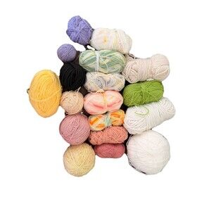 Random Yarn Lot of 18 46 oz